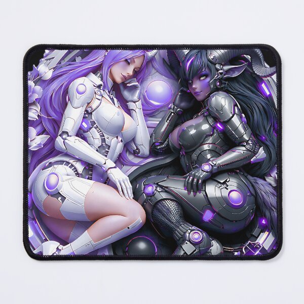 Item preview, Yin Yang Succubus Half Human Female and Half Creature Design designed and sold by DesignsByLitz.