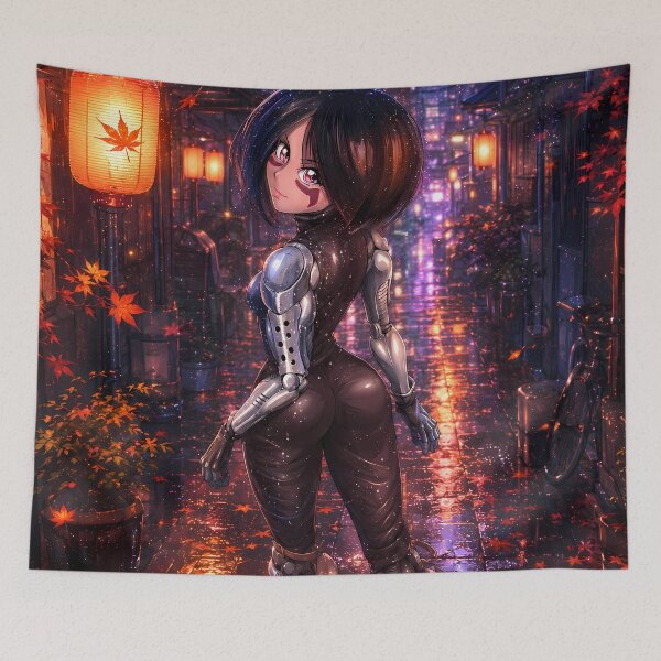 Item preview, Alita Battle Angel Autumn Lantern Alley designed and sold by SolenneAzur.