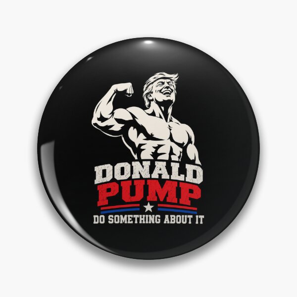 Item preview, Donald Pump – Buff Donald Trump Flexing Fitness Parody designed and sold by TEEJAMBOREE.