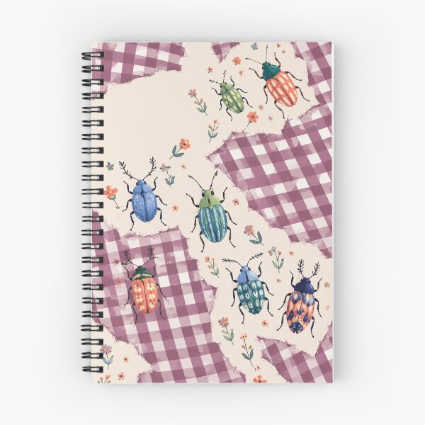 Item preview, Gingham Beetle Garden designed and sold by GraphycoPublish.