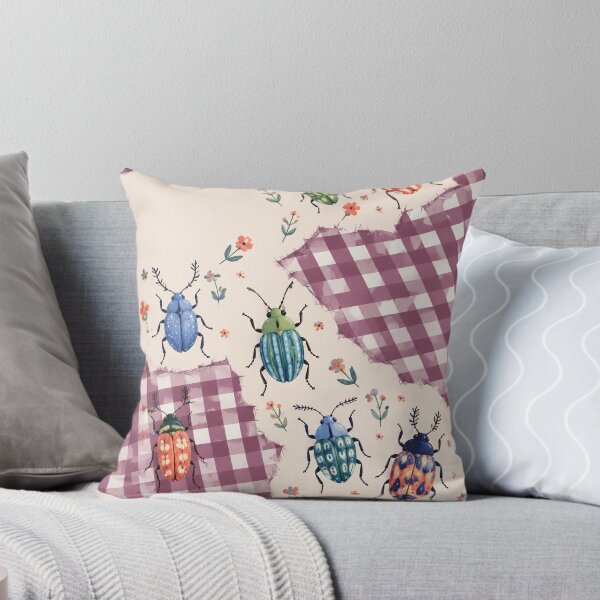 Item preview, Gingham Beetle Garden designed and sold by GraphycoPublish.