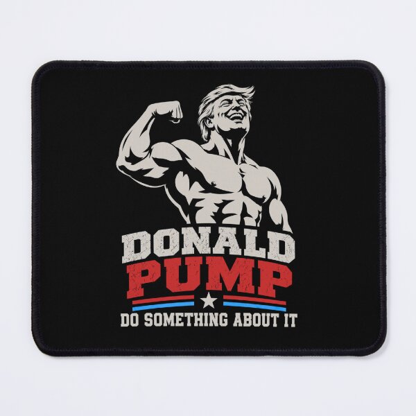Item preview, Donald Pump – Buff Donald Trump Flexing Fitness Parody designed and sold by TEEJAMBOREE.