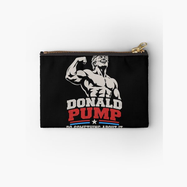 Item preview, Donald Pump – Buff Donald Trump Flexing Fitness Parody designed and sold by TEEJAMBOREE.