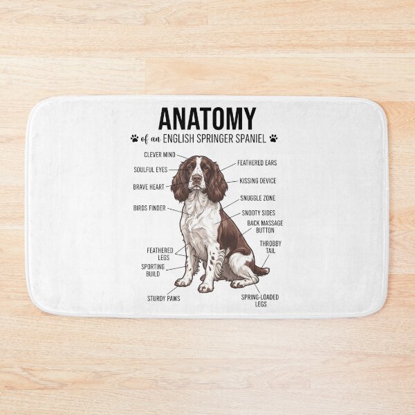 Item preview, English Springer Spaniel Anatomy Dog Lover designed and sold by dian-rody-crest.