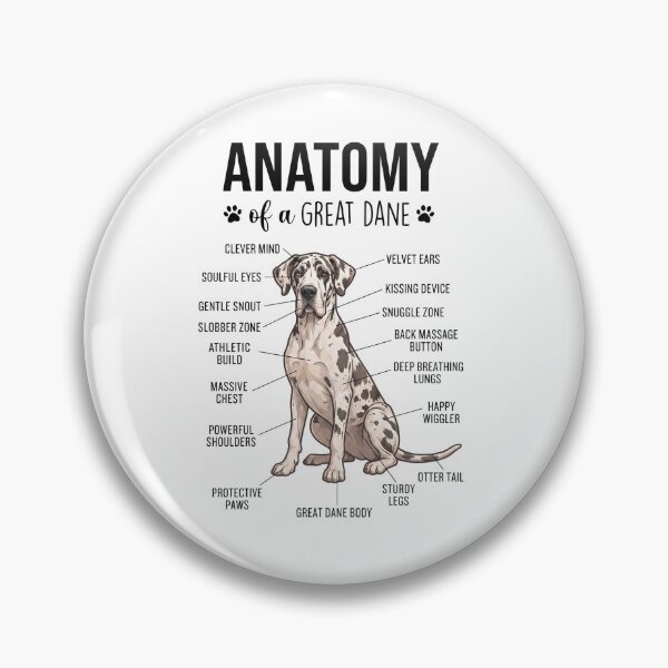 Item preview, Great Dane Anatomy Dog Lover designed and sold by dian-rody-crest.