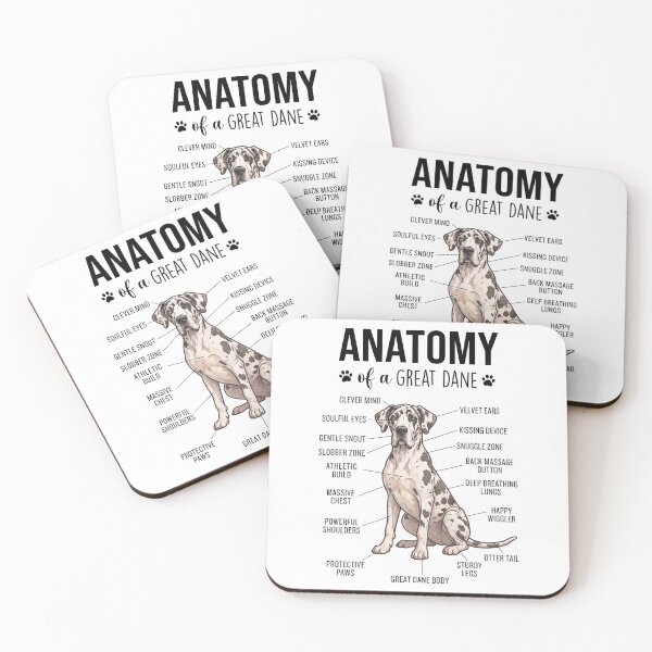 Item preview, Great Dane Anatomy Dog Lover designed and sold by dian-rody-crest.
