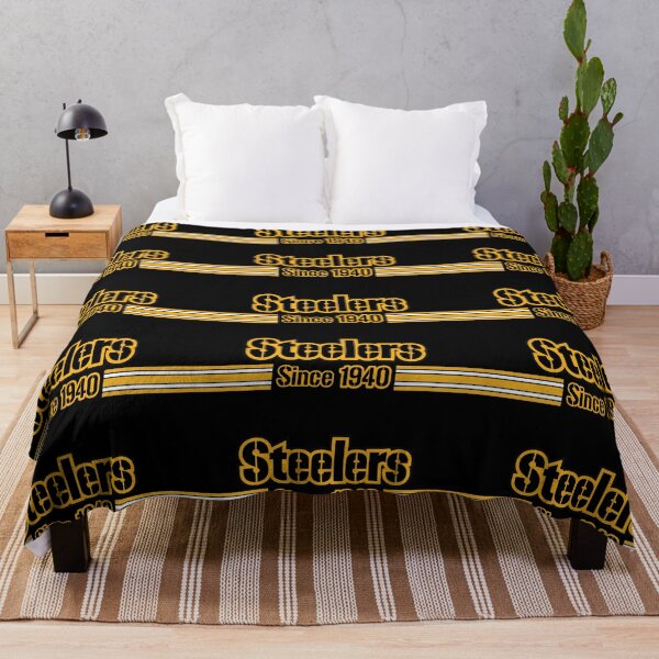 Item preview, Pittsburgh Steelers Since 1940 Vintage Typography Football Fan Art designed and sold by Lifer Art and Design.