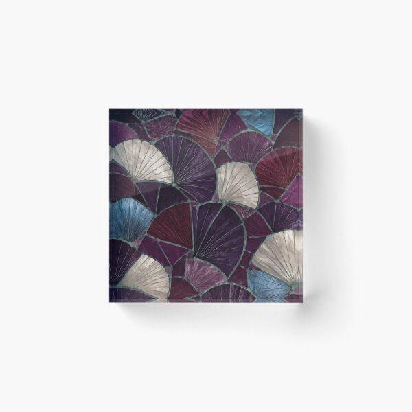 Item preview, Plum Shell Fan Mosaic designed and sold by GraphycoPublish.