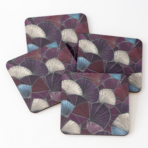 Item preview, Plum Shell Fan Mosaic designed and sold by GraphycoPublish.