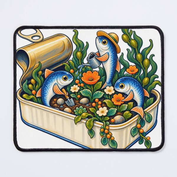 Item preview, Sardine Garden Tin designed and sold by GraphycoPublish.