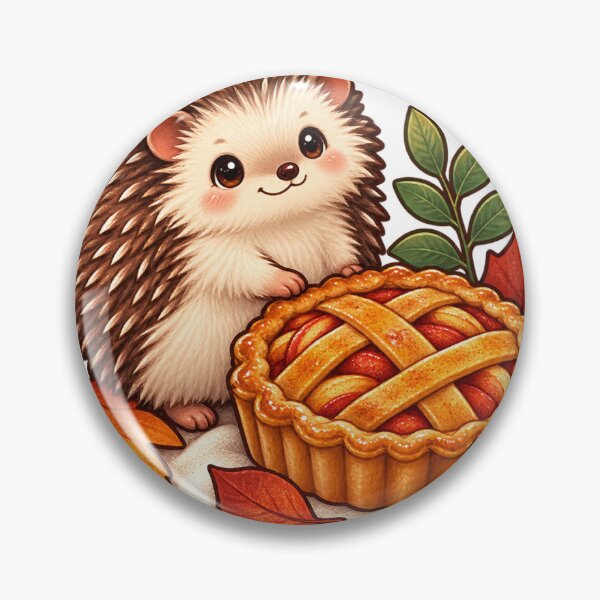 Artikelvorschau, Igel-Apfelkuchen-Wächter entworfen und verkauft von GraphycoPublish.