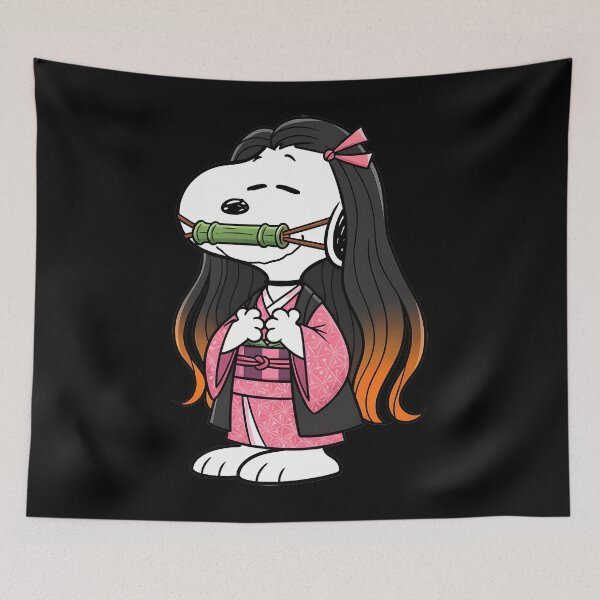 Item preview, Snoopy As Nezuko  Cute Anime  designed and sold by BonsaiColors.