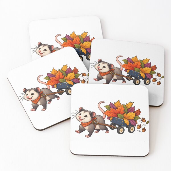 Item preview, Opossum Leaf Wagon designed and sold by GraphycoPublish.