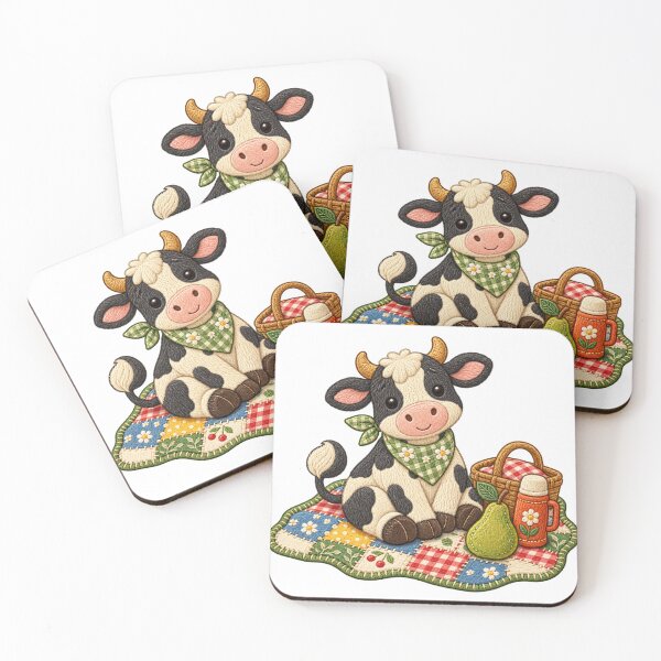 Item preview, Quilted Cow Picnic designed and sold by GraphycoPublish.