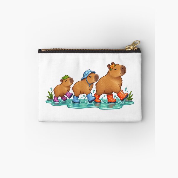 Item preview, Capybara Rain Boot Parade designed and sold by GraphycoPublish.