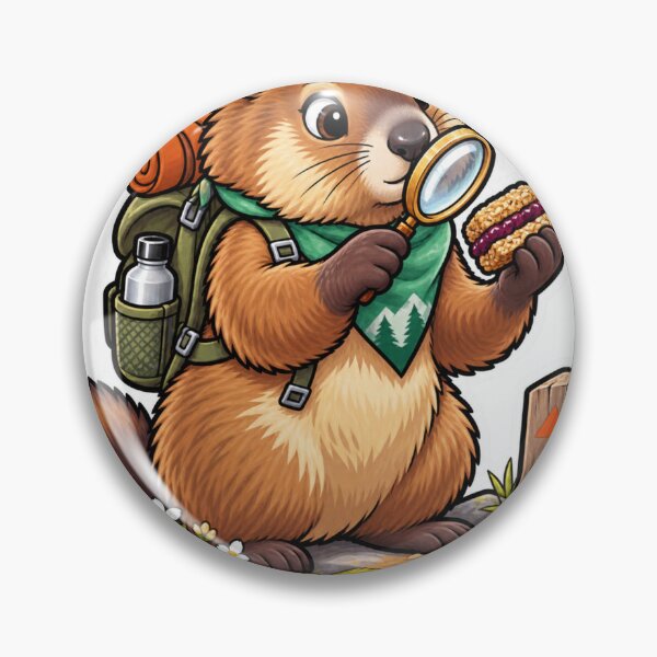 Item preview, Marmot Trail Snack Inspector designed and sold by GraphycoPublish.