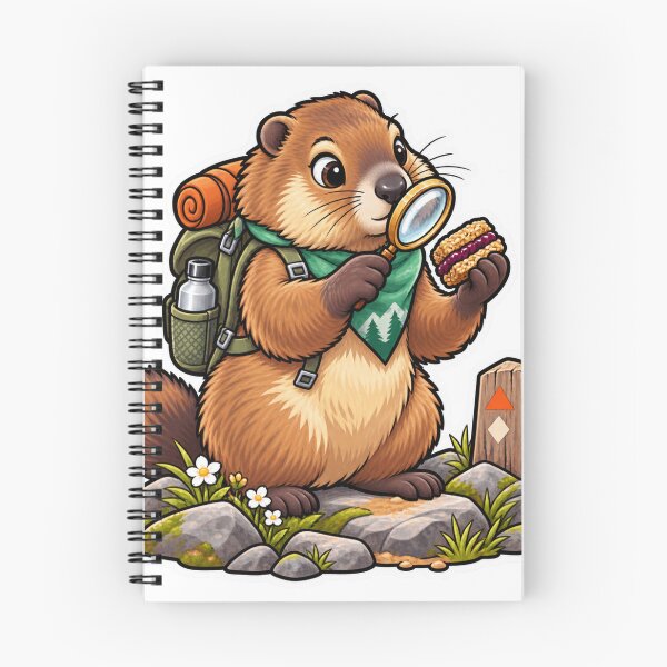 Item preview, Marmot Trail Snack Inspector designed and sold by GraphycoPublish.