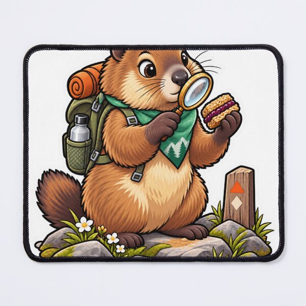 Item preview, Marmot Trail Snack Inspector designed and sold by GraphycoPublish.