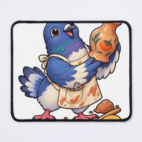 Item preview, Pottery Pigeon Apprentice designed and sold by GraphycoPublish.