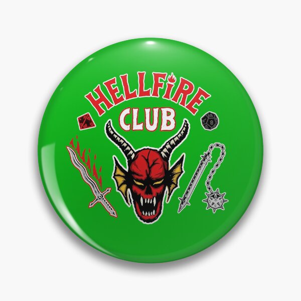 Item preview, Hellfire Club Demon Weapons Badge Design designed and sold by PLANETTEES1.