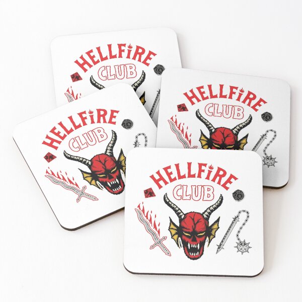 Item preview, Hellfire Club Demon Weapons Badge Design designed and sold by PLANETTEES1.