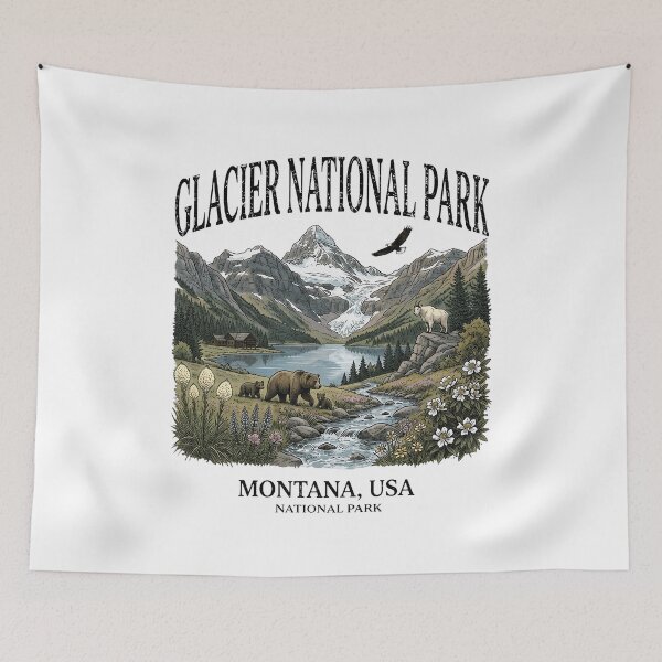 Item preview, Vintage National Park Nature Landscape designed and sold by ZacharyWh41164.