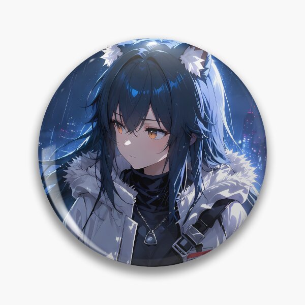 Item preview, Texas Arknights Neon Rain Cyber City Night designed and sold by SolenneAzur.