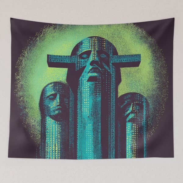 Item preview, Neon Monolith Faces  designed and sold by ClubVacay.