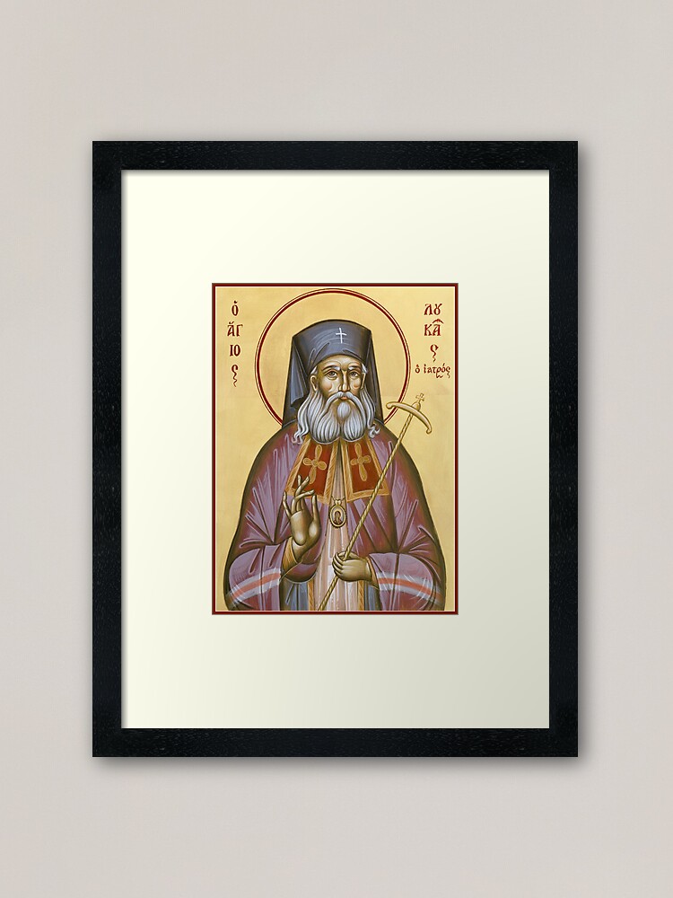 Alternate view of St Luke the Surgeon of Simferopol Framed Art Print