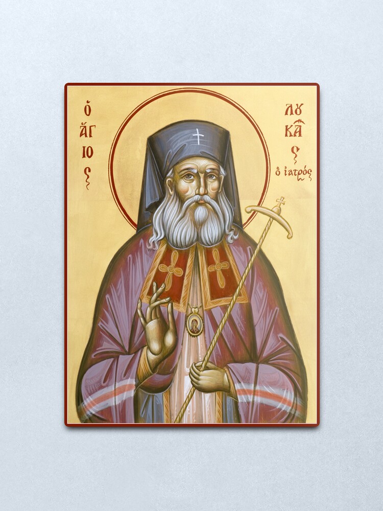 Alternate view of St Luke the Surgeon of Simferopol Metal Print