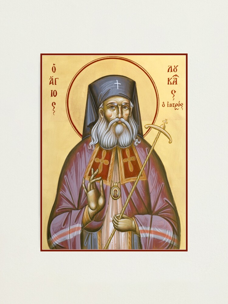 Alternate view of St Luke the Surgeon of Simferopol Photographic Print