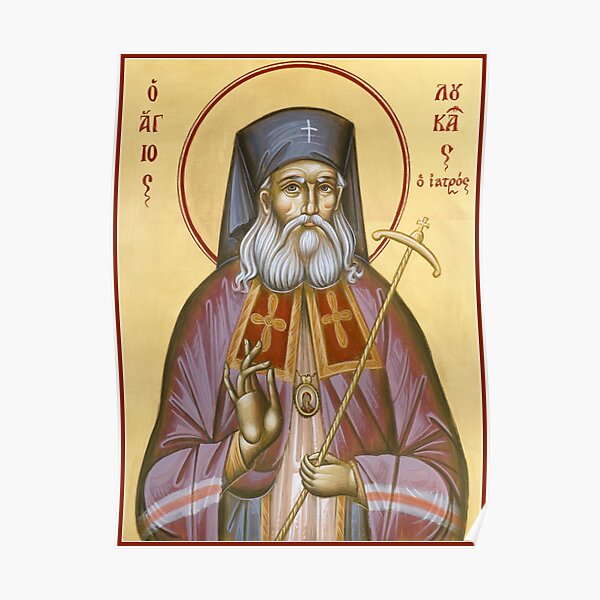St Luke the Surgeon of Simferopol Poster