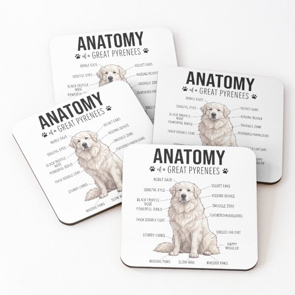 Item preview, Great Pyrenees Anatomy Dog Lover designed and sold by dian-rody-crest.