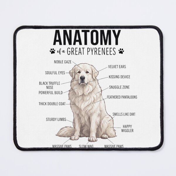 Item preview, Great Pyrenees Anatomy Dog Lover designed and sold by dian-rody-crest.