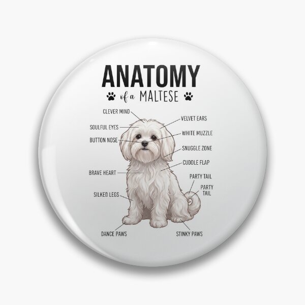 Item preview, Maltese Anatomy Dog Lover designed and sold by dian-rody-crest.