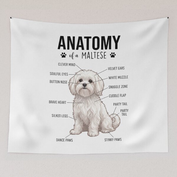 Item preview, Maltese Anatomy Dog Lover designed and sold by dian-rody-crest.