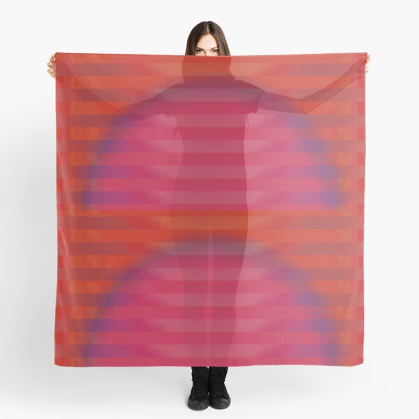 Item preview, Hot Pink Sunsets on Orange Stripes designed and sold by amytraylor.