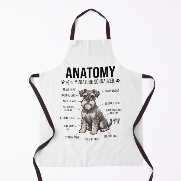 Item preview, Miniature Schnauzer Anatomy Dog Lover designed and sold by dian-rody-crest.