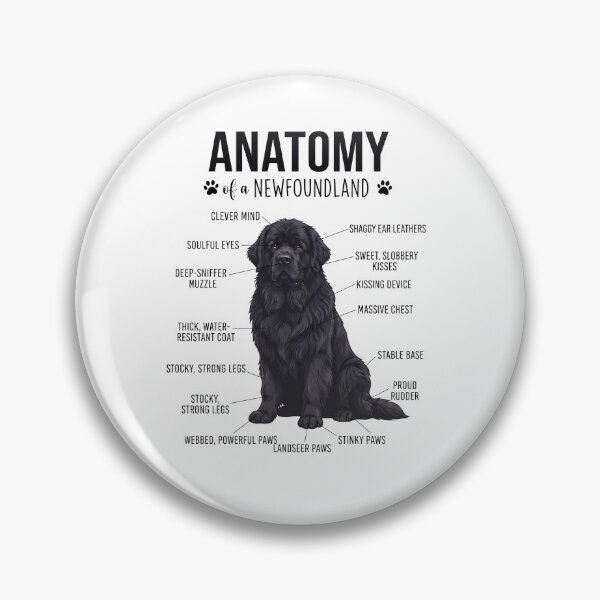 Item preview, Newfoundland Anatomy Dog Lover designed and sold by dian-rody-crest.