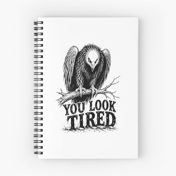 Item preview, You Look Tired Vulture Bird Funny Sarcastic Animal Gothic Dark Humor designed and sold by gunaone-design.