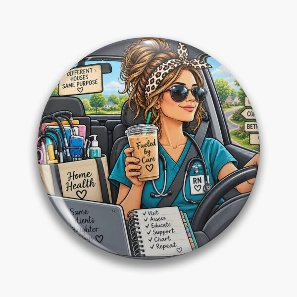 Item preview, Drive. Nurse. Chart. Repeat. — Home Health Nurse designed and sold by OzyWear.