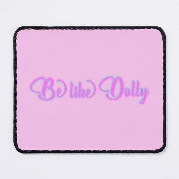 Item preview, Be Like Dolly — Pink & Blue Retro Typography designed and sold by aadventures.