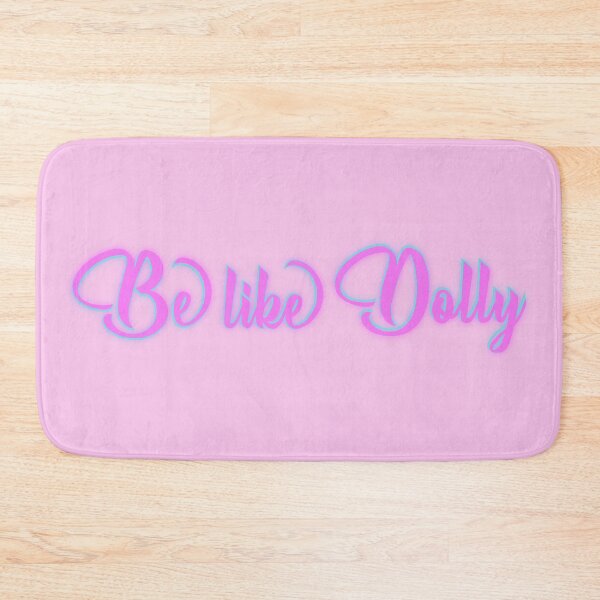 Item preview, Be Like Dolly — Pink & Blue Retro Typography designed and sold by aadventures.