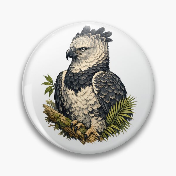 Item preview, Portrait of a harpy eagle in the rainforest designed and sold by Daily Quirk.