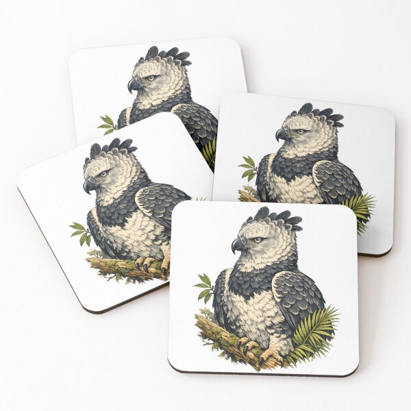 Item preview, Portrait of a harpy eagle in the rainforest designed and sold by Daily Quirk.