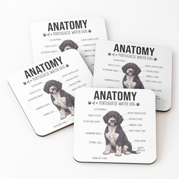 Item preview, Portuguese Water Dog Anatomy Dog Lover designed and sold by dian-rody-crest.