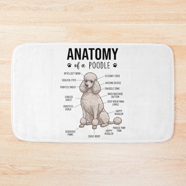Item preview, Poodle Anatomy Dog Lover designed and sold by dian-rody-crest.