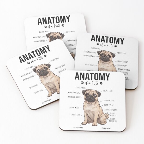 Item preview, Pug Anatomy Dog Lover designed and sold by dian-rody-crest.