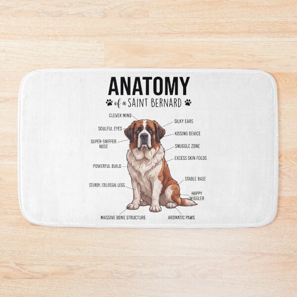 Item preview, Saint Bernard Anatomy Dog Lover designed and sold by dian-rody-crest.