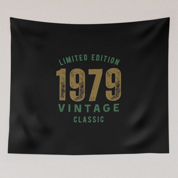 Aperçu de l'œuvre Cadeau d'anniversaire classique vintage édition limitée 1979, né en 1979 créée et vendue par HYPNK.